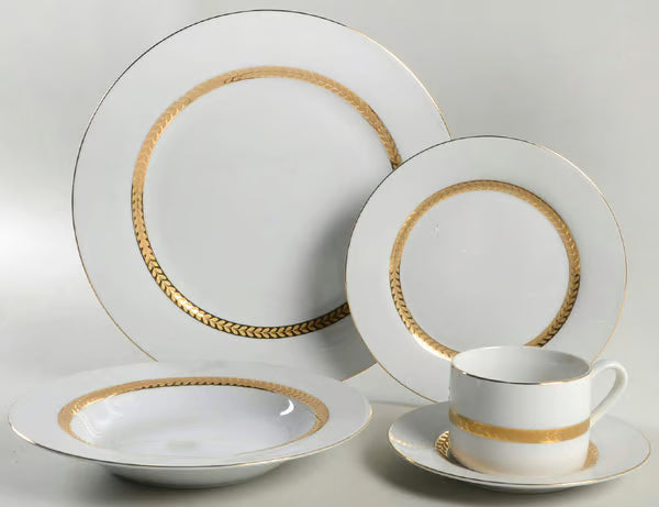 Vintage China — Imperial Gold Soup Bowl by Retroneu