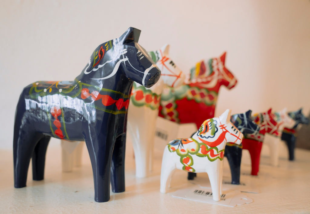 Handcrafted Swedish Dala Horses