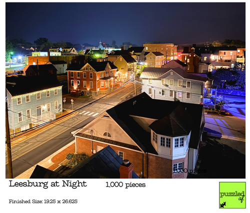 1,000-Piece Leesburg Puzzle Collection by Puzzled AF