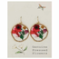 Vintage Pressed Flower Earrings