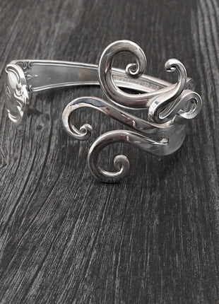 Elegant Fork Bracelets ~ Handcrafted from Vintage Silver