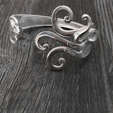 Elegant Fork Bracelets ~ Handcrafted from Vintage Silver