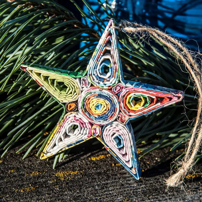 Upcycled Paper Ornaments