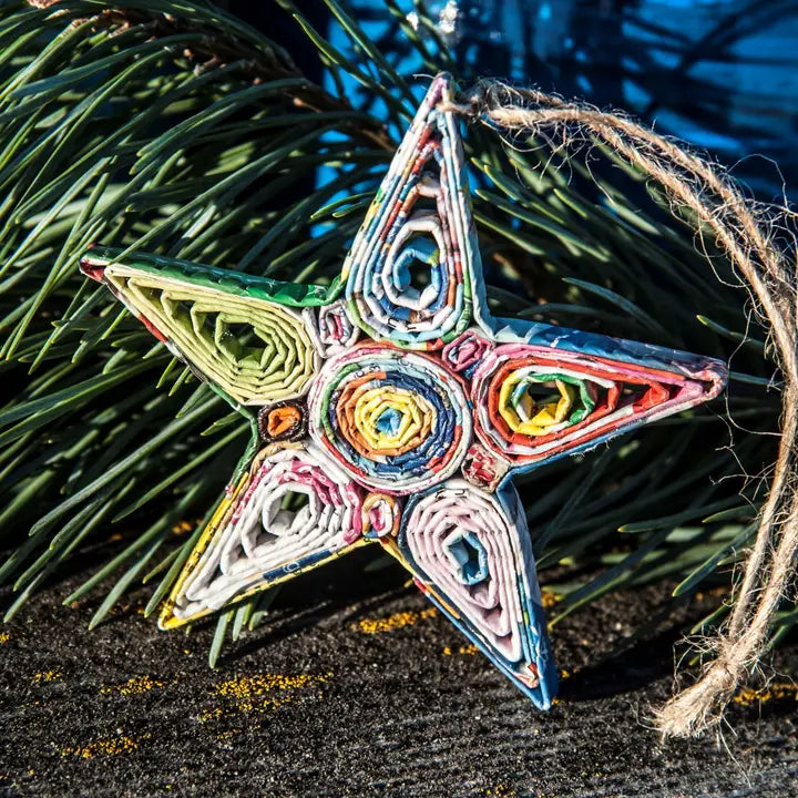 Upcycled Paper Ornaments