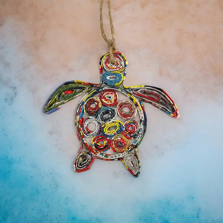 Upcycled Paper Ornaments