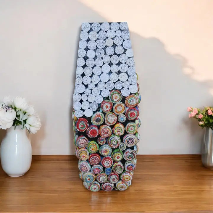 Upcycled Paper Vase