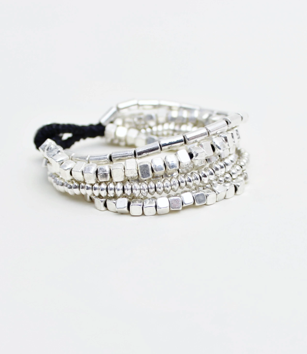 Bali- 6 Strand Premium Alloy Bracelet